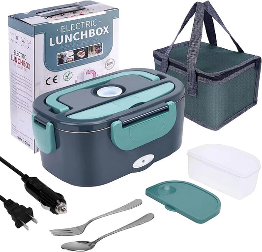 Revolutionize Your Lunch with the 1.5L Electric Lunch Box - Portable Food Warmer for Home and Car, Leak-Proof Design, and 60W Fast Heating!